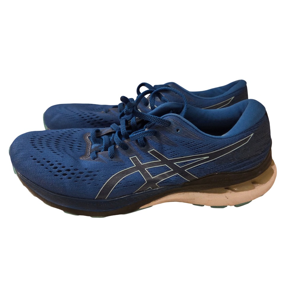 ASICS Gel-Kayano 28 Mens Running Shoes Blue White 1011B189 Size 10